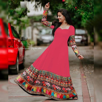 Latest Designer Party Wear Georgette Gown Looks Beautiful and Best Quality