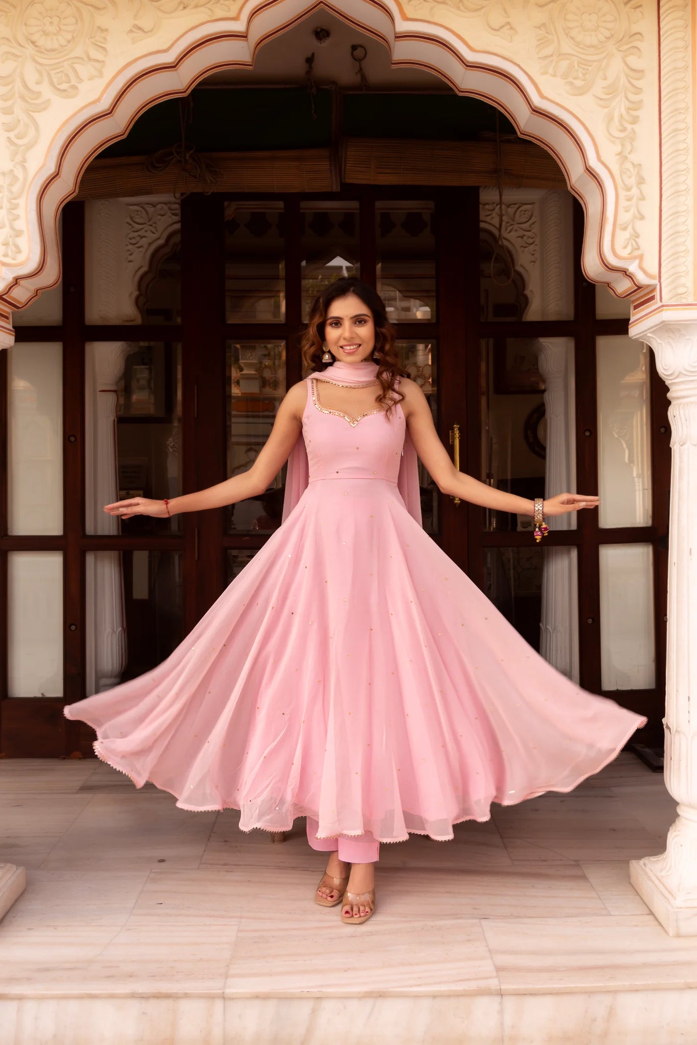 Baby Pink Suit Set