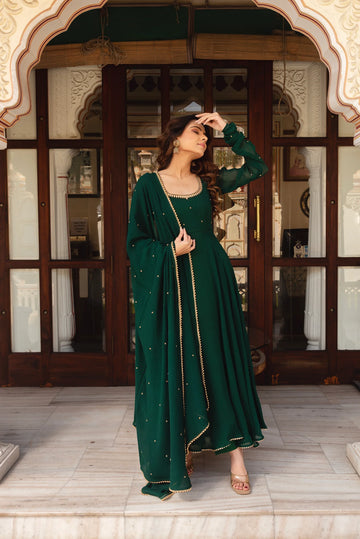 Dark Green Suit Set
