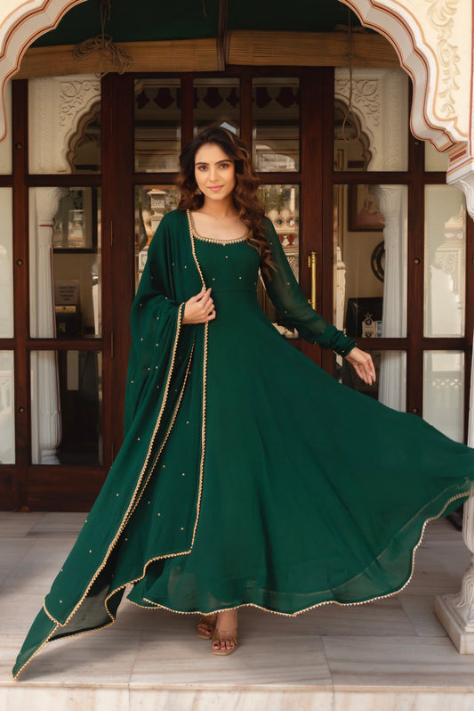 Dark Green Suit Set