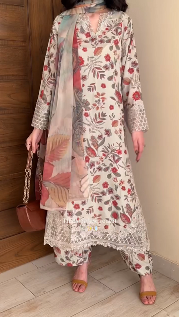 Gulzar Seemal embroidery suit