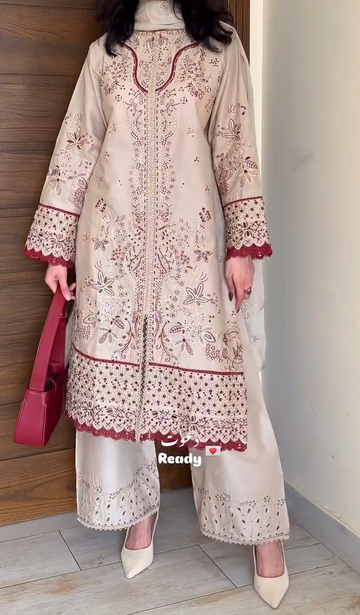 Nazakat Designer Embriodered Suit