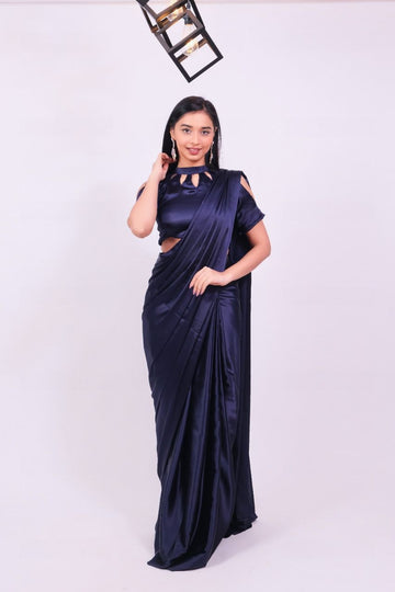 Super Hit Ready To Wear Just One Minute To Wear Blue