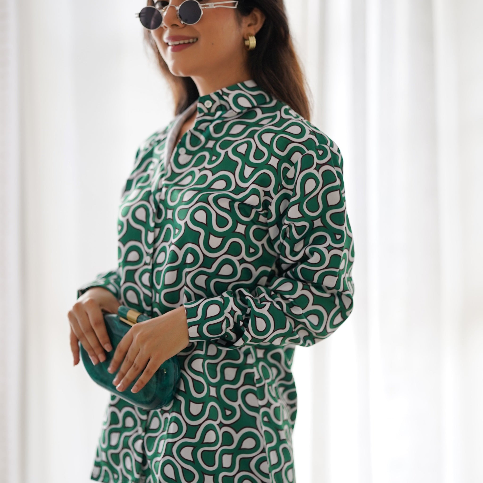 TEAL GREEN CO-ORD SET